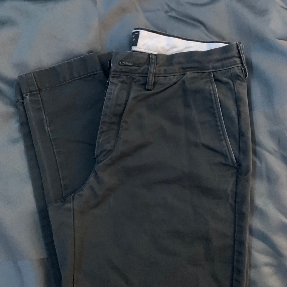 J Crew Charcoal Chinos